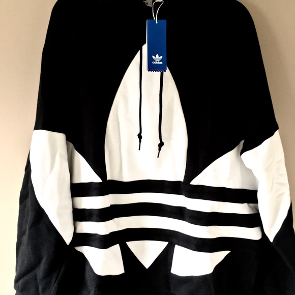 New adidas originals hoodie sweatshirt black - Picture 3 of 6
